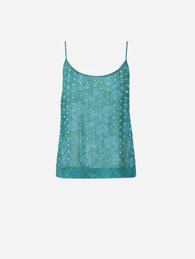 Dries Van Noten Floral Motif Top