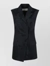 Dries Van Noten Floral Pattern Cotton Blend Jacket