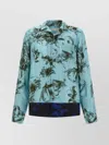 Dries Van Noten Floral Pattern Long Sleeves Shirt With Chest Pocket In Multi