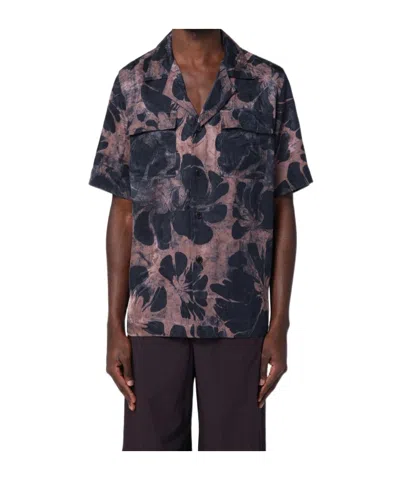 DRIES VAN NOTEN FLORAL PATTERN SHIRT