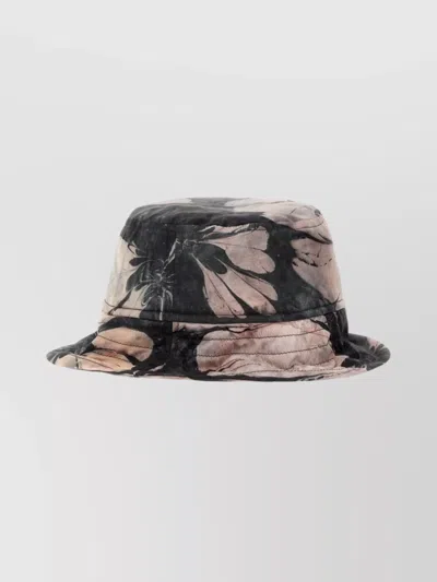 Dries Van Noten Floral Patterned Soft Bucket Hat In Multi