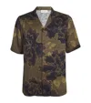 Dries Van Noten Mens Brown Carltone Jacquard-pattern Regular-fit Woven Shirt In Brown