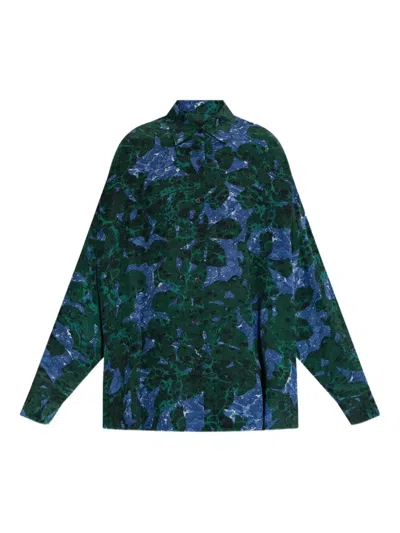 Dries Van Noten Floral Print Casia Shirt