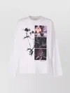 Dries Van Noten Hegland Long-sleeved Printed T-shirt In White