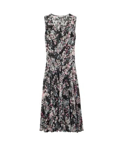 Dries Van Noten Floral Print Dress In Gray