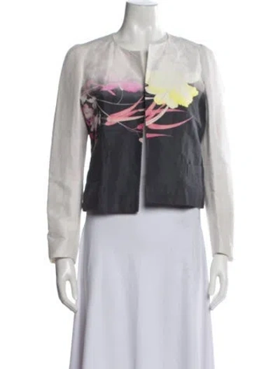 Pre-owned Dries Van Noten Floral Print Jacket In Multicolor