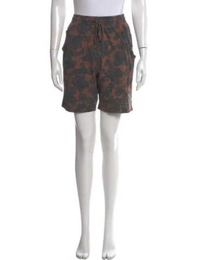 Pre-owned Dries Van Noten Floral Print Knee-length Shorts