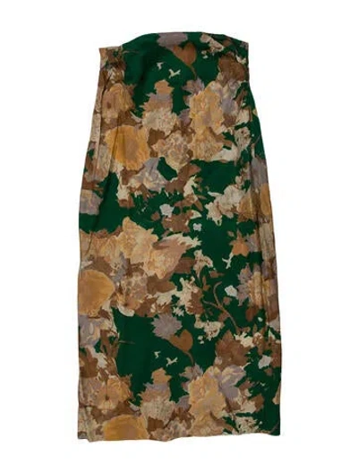 Pre-owned Dries Van Noten Floral Print Mini Dress In Multi