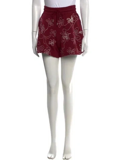 Pre-owned Dries Van Noten Floral Print Mini Shorts