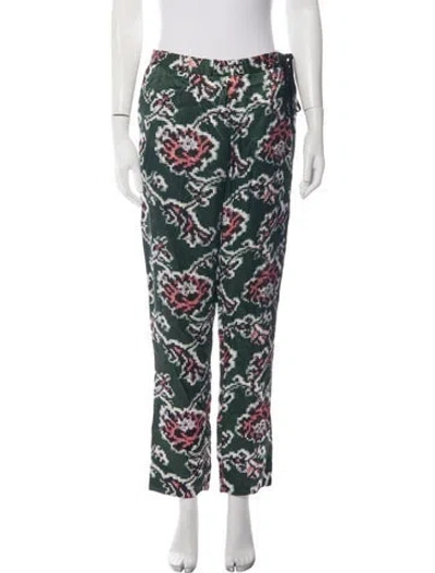 Pre-owned Dries Van Noten Floral Print Nightgown In Green