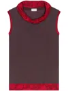 Dries Van Noten Floral-print Top In Red