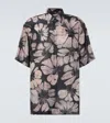 Dries Van Noten Cass Floral Silk Button-up Shirt In Multicoloured