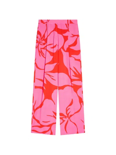 Dries Van Noten 플로럴 테일러드 팬츠 In Multi