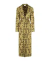 Dries Van Noten Floral Lapel Collar Long Length Jacket