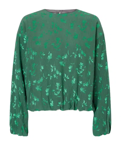 Dries Van Noten Floral-jacquard Cloqué Blouse In No