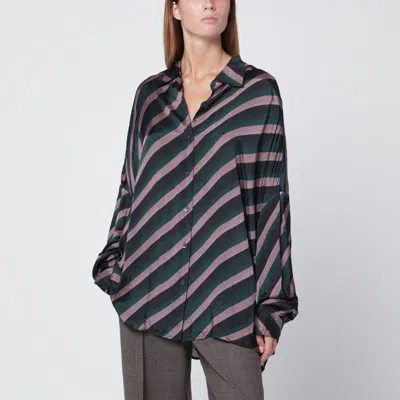 DRIES VAN NOTEN DRIES VAN NOTEN  FLOWING VISCOSE STRIPED SHIRT