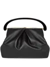 Dries Van Noten Folded Leather Tote Bag In Black