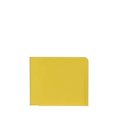 Dries Van Noten Folding Wallet In Yellow