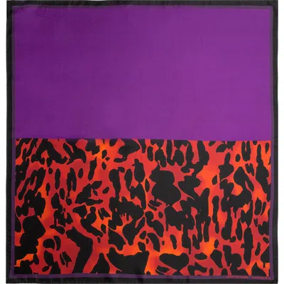 Dries Van Noten Foulard Fleur Du Mal Silk Scarf