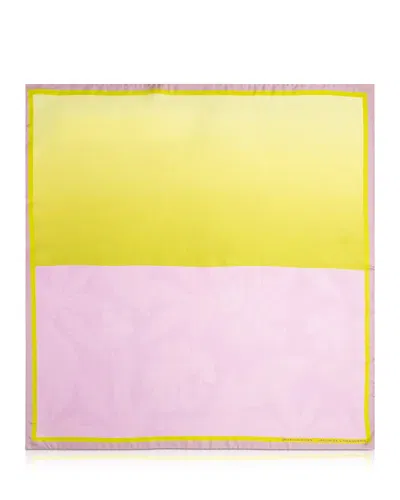 Dries Van Noten Women's Foulard Jardin De L'orangerie Silk Scarf In Yellow