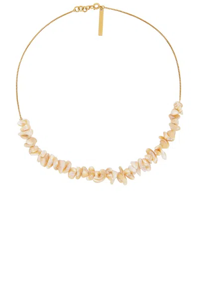 Dries Van Noten Freshwater Pearl Necklace In Gold