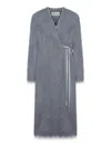 Dries Van Noten 00060 Rivla 2031 W.w.coat Clothing In Gray