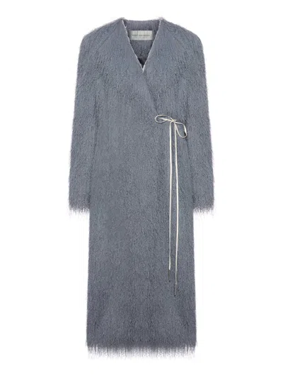Dries Van Noten 00060 Rivla 2031 W.w.coat Clothing In Blue