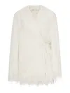Dries Van Noten 00070 Rivla Short 2031 W.w.coat Clothing In White