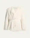 Dries Van Noten Fringed Jacket In White