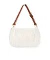 Dries Van Noten Fringed Shoulder Bag In White