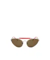 Dries Van Noten Full Frame Sunglasses In Silver