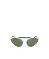 Dries Van Noten Full Frame Sunglasses In Gold