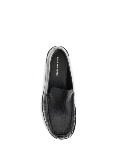 Dries Van Noten Full-grain Calf Leather Loafer In Black