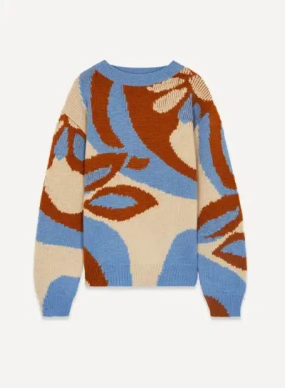 Pre-owned Dries Van Noten Fw20 Manolo Sweater - Intarsia Wool In Multicolor