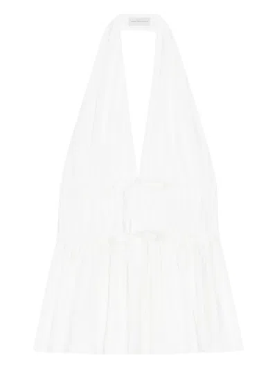 Dries Van Noten Gathered-detail Halter Top