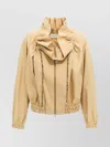 Dries Van Noten Cropped Ruffled Cotton-canvas Jacket