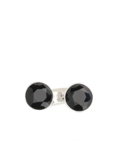 Dries Van Noten Gemstone Ring In Black