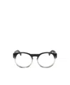 Dries Van Noten Geometric Flat Frames In Gray