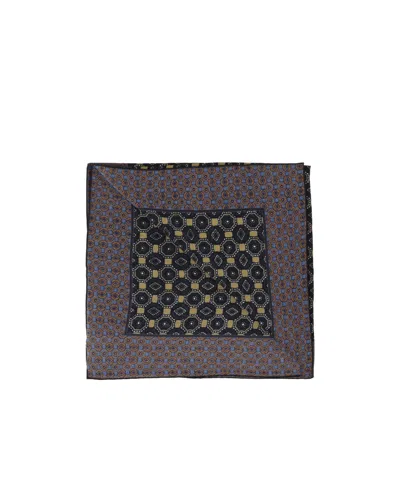 Dries Van Noten Geometric Pattern Scarf In Multi