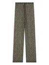 Dries Van Noten Geometric-pattern Trousers In Multi