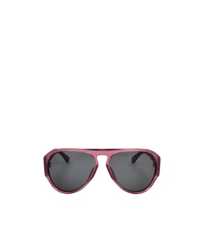 Dries Van Noten Geometric Sunglasses In Black