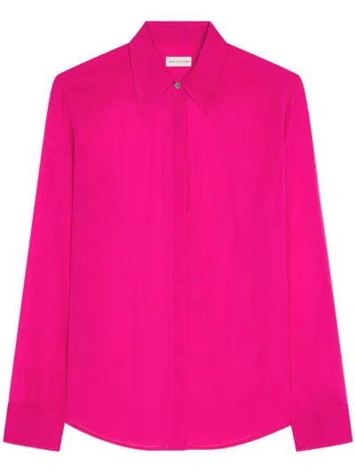 Dries Van Noten Georgette Shirt In Pink