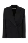 Dries Van Noten Sophisticated Wool Blend Jacket For Women In Black