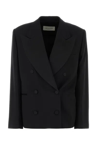 DRIES VAN NOTEN DRIES VAN NOTEN BLACK WOOL BLEND BOSEA BLAZER