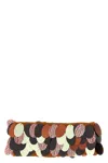 Dries Van Noten Sequin Embellished Gilbert Choker Necklace In Brown
