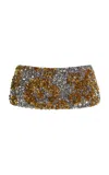 Dries Van Noten Giotta Sequinned Belt In Multi