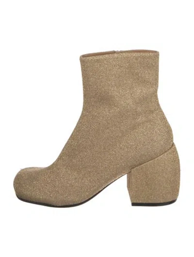 Pre-owned Dries Van Noten Glitter Glitter Accents Boots