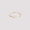 Dries Van Noten Crystal-embellished Irregular Bracelet In Gold