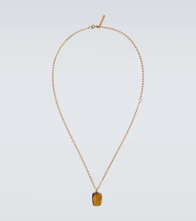 Dries Van Noten Gold-plated Pendant Necklace