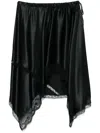 Dries Van Noten Gonna Con Elastico In Black